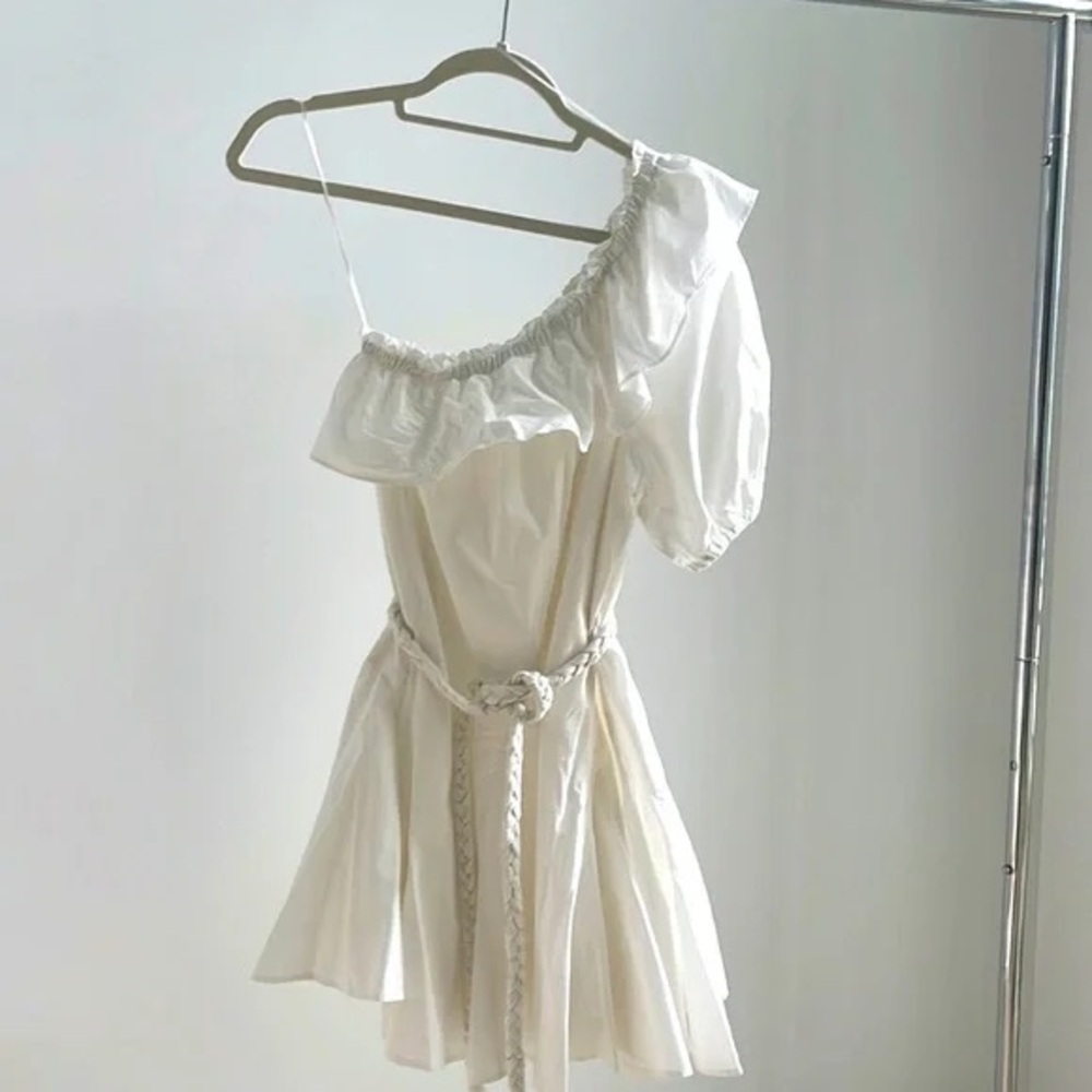 Rhode for Target White One Shoulder Dress